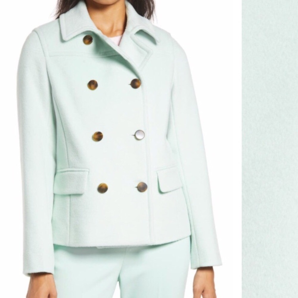 Halogen Short Double Breasted Coat - image 8